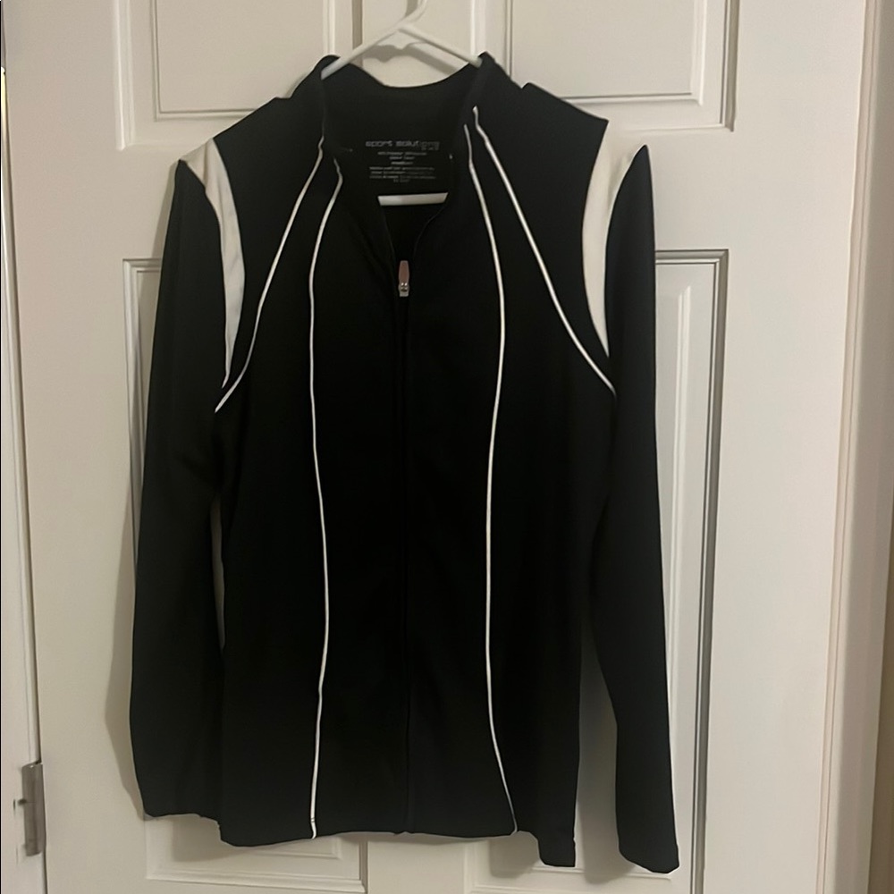SOMA Black and White athletic jacket for Ultimate Performance, size M